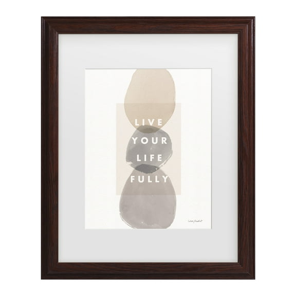 Lisa Audit 'Think Neutral 13' Matted Framed Art
