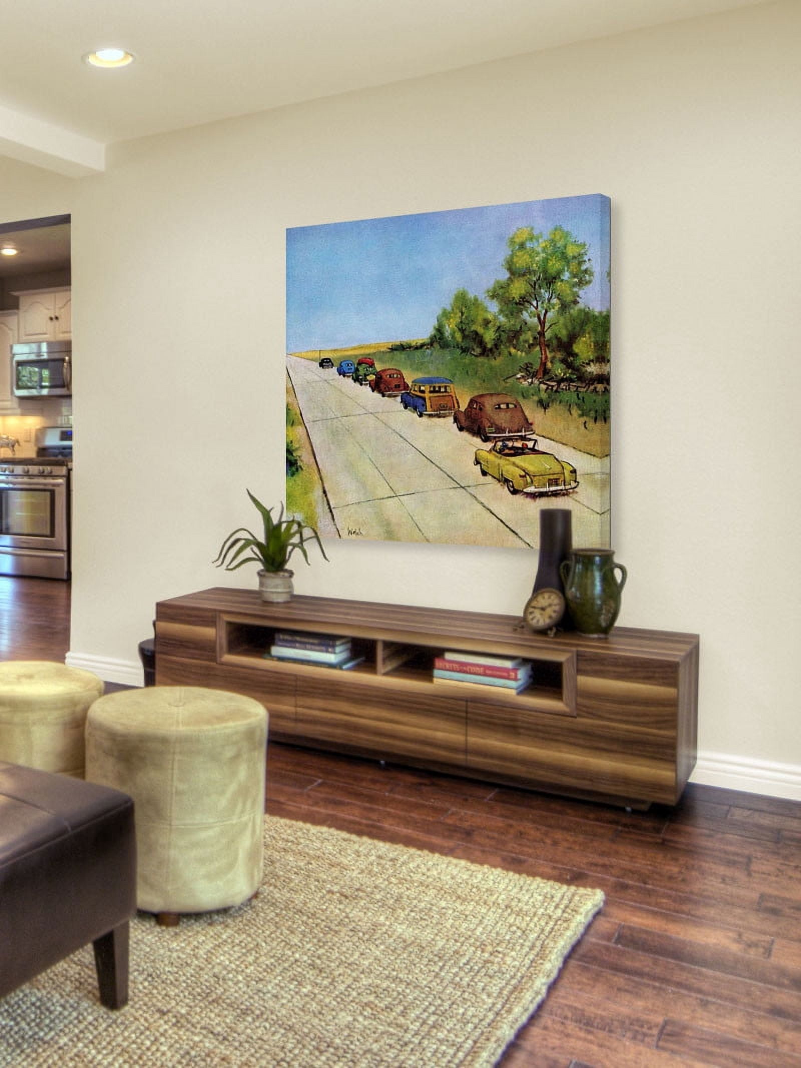 Marmont Hill "Checkpoint" Painting Print on Canvas