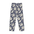 thumbnail image 5 of Xecao Lilies Flowers Men's Straight Lounge Pajama Pants: The Ultimate in Comfortable Sleepwear, 5 of 9