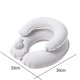 thumbnail image 3 of Almohada de Viaje Inflable de Doble Capa para El Cuello con Bomba de Inflado, Soporte Ergonómico de Aire para La Cabeza para Dormir En Avión, Coche U Oficina., 3 of 5