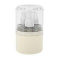 thumbnail image 1 of Conjunto de Contenedores de Viaje de 3 Piezas Unique Bargains Botellas de Viaje Portátiles Beige, 1 of 6