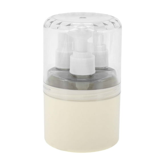 Conjunto de Contenedores de Viaje de 3 Piezas Unique Bargains Botellas de Viaje Portátiles Beige