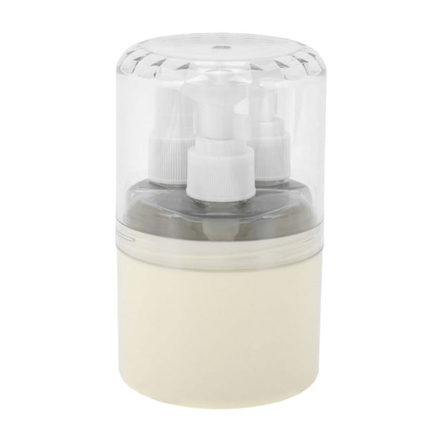 Conjunto de Contenedores de Viaje de 3 Piezas Unique Bargains Botellas de Viaje Portátiles Beige