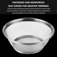 thumbnail image 5 of Thickened Stainless Steel Vegetable Washing Basin, Kitchen Drainage Basket, Rice Washing Sieve, Circular Mesh Design, Non-Slip Handles, Multipurpose for Food Prep, Efficient Draining, Fruit UKHBMC, 5 of 9