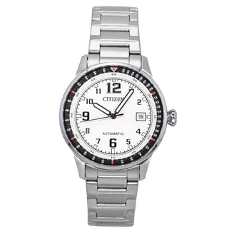 Citizen C7 White Dial Leather Automatic NH8393-05A Men's Watch