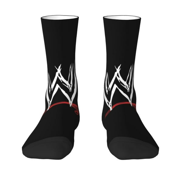 WWE Socks Crew Socks Funny Novelty Long Socks Unisex Dress Socks For Men Women