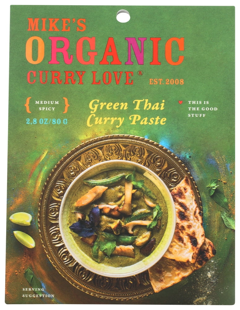 Mike'S Organic Curry Love Green Thai Curry Paste, 2.8 Oz