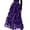Purple, variant on HXWCHs Heavywork A Line Skirt Flowy Chiffon Polka Dot High Waist Elegant Layered Ruffle Design Casual Party Wear XXL Red