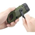 thumbnail image 2 of XYCCA [ 2-Pack] Hand Crank Solar Powered Flashlight, Emergency Rechargeable LED Flashlight, Survival Flashlight, Quick Snap Carabiner Dynamo Flashlight Torch for Outdoor Sports ST-001, 2 of 8