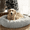 Light Gray, variant on Calming Dog Bed for Medium Dogs - Donut Washable Medium Pet Bed, 30 inches Anti-Slip Round Fluffy Plush Faux Fur Cat Bed, Fits up to 45 lbs Pets