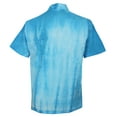 thumbnail image 4 of HAPPY BAY Men's Summer Button-Down Collar Shirts Holiday Tops Short Sleeve Hawaii Aloha Shirt Cruise Funky Shirts For Mens S Light Tie Dye, Blue, 4 of 4