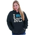 thumbnail image 3 of North Carolina Good Luck Pig Cute Hoodie Sweatshirt Women Men Brisco Brands M, 3 of 6