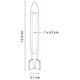thumbnail image 5 of Paquete 330 piezas Bolígrafo/Pluma Rocket de tinta negra, 5 of 5