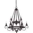 thumbnail image 4 of Traditional Nine Light Chandelier in Rustic Black Finish Bailey Street Home 71-Bel-1809327, 4 of 6