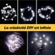 thumbnail image 5 of Guirnalda de luces de 3 m x 3 m: 300 LED, alimentada por USB, con 8 modos de iluminación para decoración de interiores en Navidad, dormitorios, ventanas, cumpleaños y fiestas (blanco frío)., 5 of 5