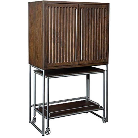 Howard Miller 695-222 Bar Cart Wine & Bar Cabinet