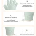 thumbnail image 4 of Silicone Oven Mitts with Fingers, Heat Resistant 450°F Waterproof Non-Slip Oven Gloves, Cotton Lined Kitchen Mitts for Home, Baking, BBQ, 2 Pcs (Pink), 4 of 6