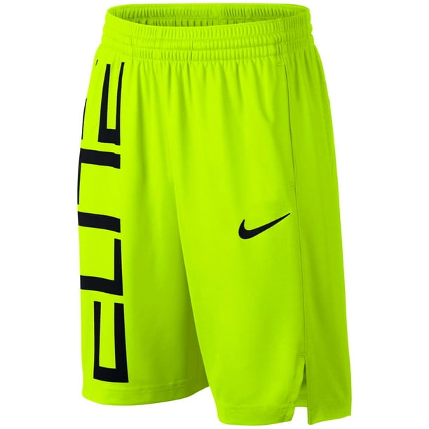 Nike Nike Boys' Dry Elite Basketball Shorts Volt/Black Size S