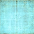 thumbnail image 1 of Ahgly Company Indoor Square Persian Light Blue Traditional Area Rugs, 4' Square, 1 of 4