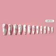 thumbnail image 1 of Long T-Type Artificial Nails with Eco-Friendly And Safe Material for Wedding Dating Party Hand Makeup Lbc006 Milk Purple, 1 of 2