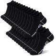 thumbnail image 1 of 12 pares de calcetines deportivos tobilleros de corte bajo para hombre shnn, 1 of 7