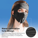 thumbnail image 4 of Máscara de protección solar de seda de hielo de verano, sombrero para el sol de cara completa para exteriores, máscara ligera y transpirable, estilo corto con ala, 4 of 5
