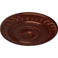 thumbnail image 3 of Ekena Millwork 26 5/8"OD x 2 1/4"P Christopher Ceiling Medallion, Hand-Painted Antique Copper, 3 of 5