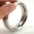 thumbnail image 3 of 1.75" 2" Thick Heavy Stainless Steel Metal Silver Cock Ring Male Penis Enhancer, 3 of 8