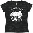 thumbnail image 3 of Inktastic I'd Rather Be Camping Women's T-Shirt, 3 of 5