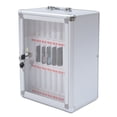 thumbnail image 5 of DENEST Aluminum Cell Phones Storage Cabinet for Mobile Phone Wall-Mounted 24 Slots Box, 5 of 12
