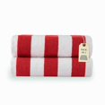 thumbnail image 1 of Toallas de Playa LANE LINEN Grandes 100% Algodón Paquete de 2 Rojas, 1 of 8