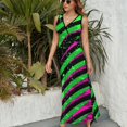 thumbnail image 3 of Animal Print Patterns Sleeveless Dress Woman Fashion Long Dresses Women's Summer Suit Dress 2025, 3 of 7