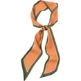 thumbnail image 4 of Nvzi Chiffon Scarf Fun Colorful Printing Long Ribbon Scarf Neck Scarf for Women（Blue 1）, 4 of 5