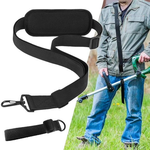 IC ICLOVER Weed Eater Strap, Adjustable Padded Shoulder Strap for Weed Trimmer Weed Wacker Harness for EGO String Trimmer, Leaf Blower