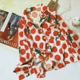 thumbnail image 1 of CAIYIER-ropa de dormir con estampado de corazón de melocotón para mujer, traje de dormir fino de satén de seda, conjunto de pijamas de invierno para niñas, ropa de casa de manga larga, 1 of 3