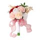 thumbnail image 2 of Ramo de rosas artificiales de 29cm, cinta para ramo de novia, borla, accesorios de fotografía para compromiso, aniversario, ramo de flores para novia Rojo, 2 of 8