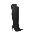 thumbnail image 5 of XY London Womens Piper Zip High Heel Thigh-High Boots, 5 of 5