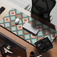 thumbnail image 2 of Long Mouse Pads for Desk,Multicolor Ethnic Geometric Pattern Desk Mats on Top Of Desks, Desk Mouse Pad Extra Large with 3mm Non-Slip Base and Stitched Edge for Gaming,Office,Work,Home 35.4"x15.7", 2 of 6