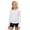 00-White#322, variant on Kiijoy Girls Athletic Lightweight Long Sleeve T-Shirt Casual Active T Shirt, Black, Sizes 4-5