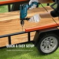 thumbnail image 6 of BENTISM 2 Sided Tailgate Utility Trailer Gate & Ramp Lift Assist System 360 lbs, trailer hitch, 6 of 9