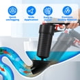 thumbnail image 5 of Keyohome Toilet Plunger Set with 4 Unclogging Heads Efficient Air Plunger Reusable Toilet Drain Clog Remover Practical Drain Clog Remover Tool for Sink Toilet Bathroom Shower Clogged Pipe, 5 of 11