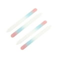 thumbnail image 1 of Herramienta de Lima de Uñas Multifuncional de Vidrio de Doble Color de 4 Pcs de Bargains Únicos Naranja Rosa Azul Cielo Gradiente, 1 of 6
