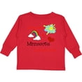 thumbnail image 3 of Inktastic Someone in Minnesota Loves Me Boys or Girls Long Sleeve Toddler T-Shirt, 3 of 5