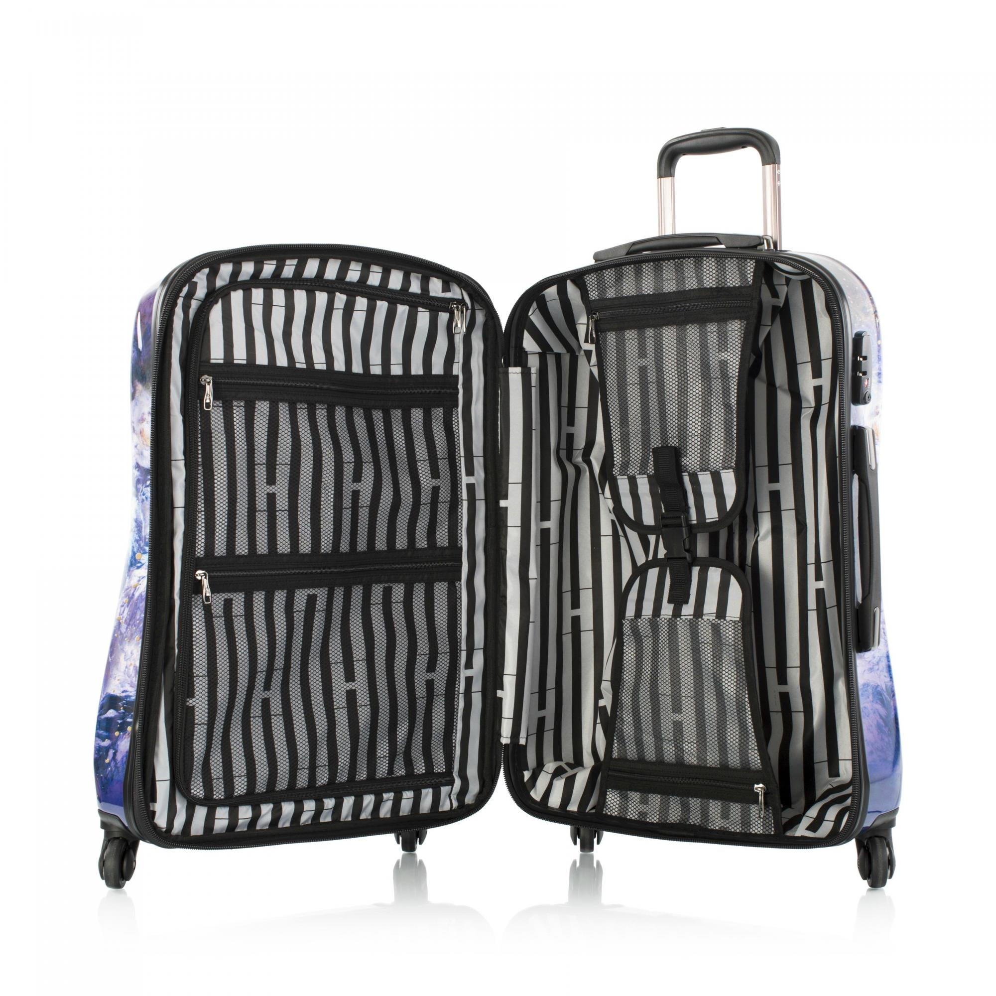 Heys International 13081-3167-26 26 in. Purple Amethyst Fashion Spinner Luggage, Stone Print Heys International 13081-3167-26 26 in. Purple Amethyst Fashion Spinner Luggage, Stone Print