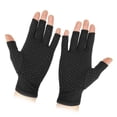 thumbnail image 2 of Guantes de Artritis, Alivie El Dolor Manual Elástico 1 par medio Guantes de Ciclismo para Hombres para el Montañismo para la atencia Médica Diaria, 2 of 8