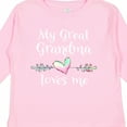thumbnail image 4 of Inktastic My Great Grandma Loves Me Heart Great Grandchild Boys or Girls Long Sleeve Toddler T-Shirt, 4 of 5
