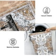 thumbnail image 5 of Boho Kitchen Rugs Sets 3 Piece with Runner Floral Kitchen Floor Mat Carpet Farmhouse Kitchen Rugs and Mats Non Skid Washable Runner Rug for Kitchen Floor Office Sink Laundry, Beige, 5 of 6