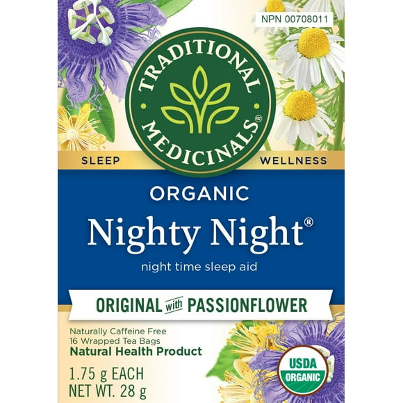 Traditional Medicinals Nighty Night, 16 Wrapped Tea Bags