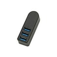 thumbnail image 1 of ruzhgo Moyeu USB 3.0 3 Ports Alliage d'Aluminium Rotatif Répartiteur de Moyeu USB Gris, 1 of 6