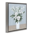 thumbnail image 2 of Stupell Industries Contemporary Mixed White Blooms on Blue Gray Floating Frame Canvas Art, 25 x 25, by Marilyn Dunlap, 2 of 8